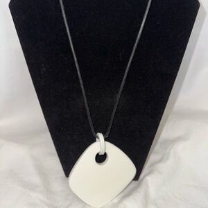 White Pendant Necklace
